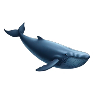 a enormous whale sticker
