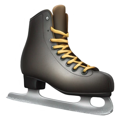 Beaten up ice skate sticker