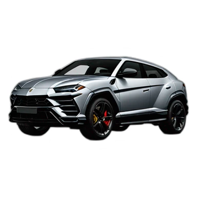 grey colour Lamborghini urus sticker