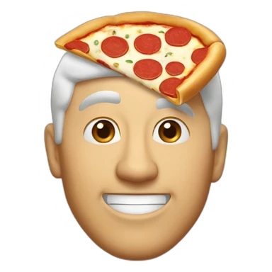 papa johns eating pizza sticker