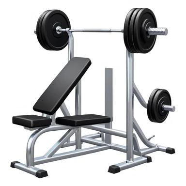 Fitness gym with dumbbells and workout equipment sticker