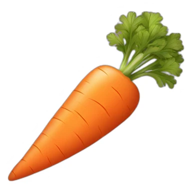 carrot with gold sticker