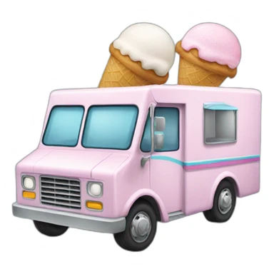 ice cream truck sticker