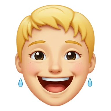 laughing face with tears of joy sticker