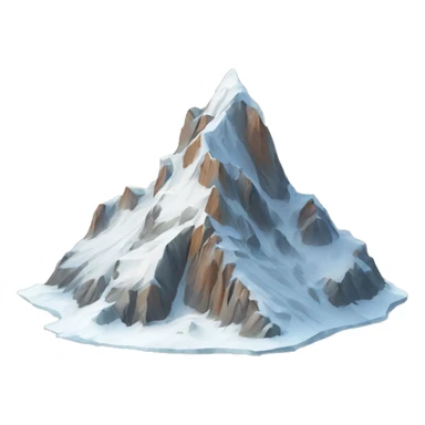 The mountains of Chamonix sticker