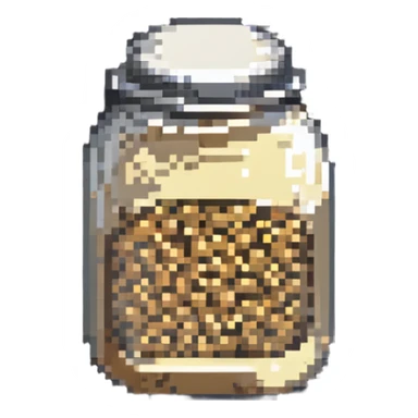 jar of sesame seeds sticker