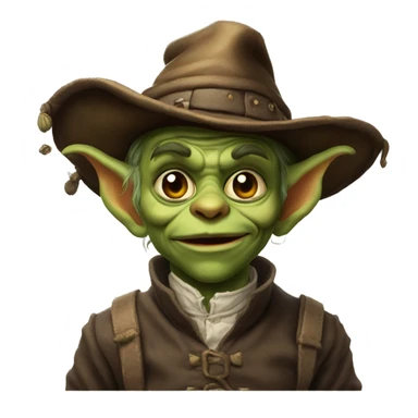 Goblin con cappello e baffi messicani sticker