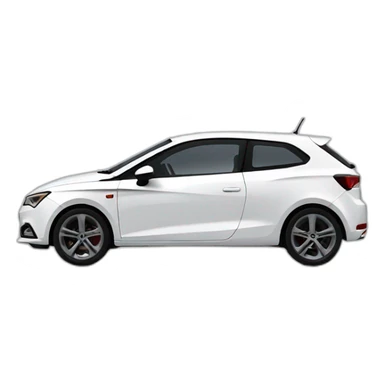 white seat ibiza sticker