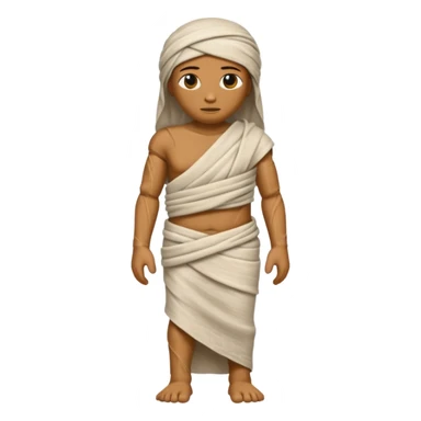 full body mummy sticker