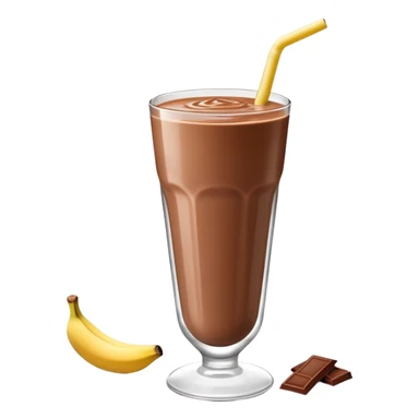 Chocolate banana smoothie  sticker