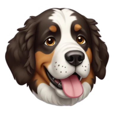 Berner sennen dog sticker