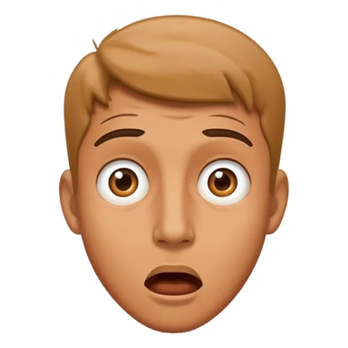 Hombre asombrado  sticker