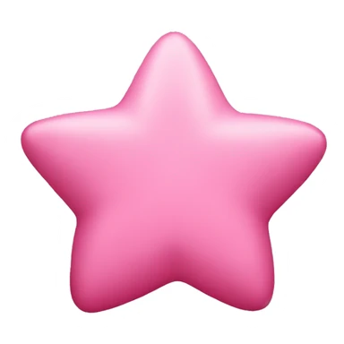 estrella rosada sticker
