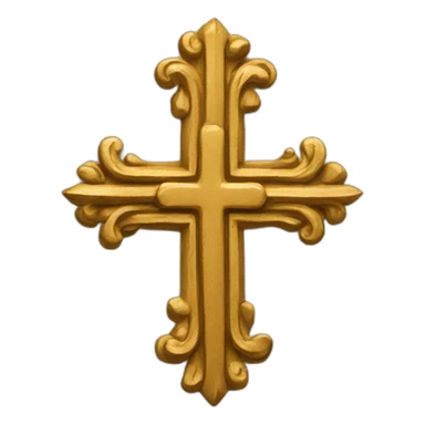 croix dans carnet sticker