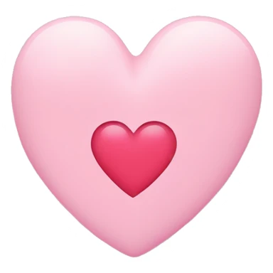 Baby pink heart with the letter M inside it sticker