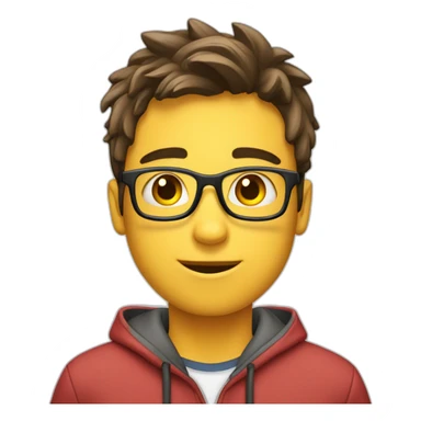 Adolescente después de un examen sticker