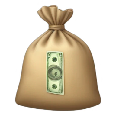 BAG OF MONEY sticker