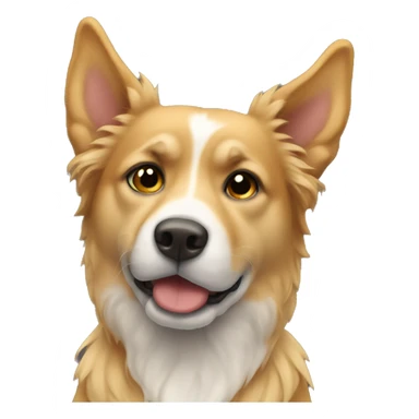 perro con alas  sticker