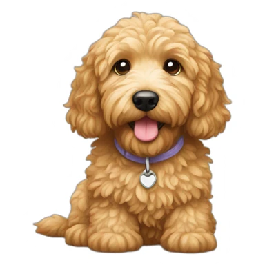 Mini Goldendoodle sticker