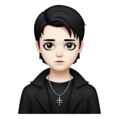 goth boy sticker