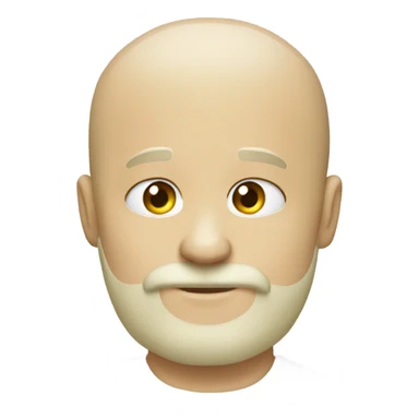 bald man with beard kiss blondie girl  sticker