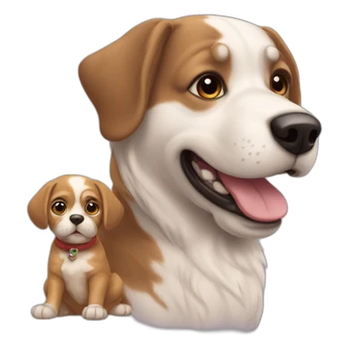 chien et chat sticker