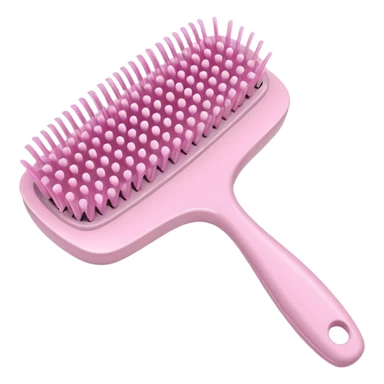 light pink hairbrush sticker