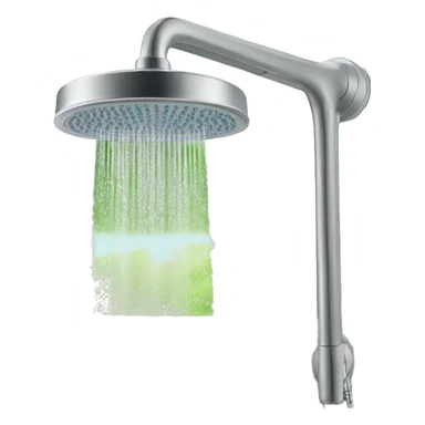 Shower head outdoors sticker