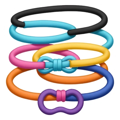Hair ties  sticker