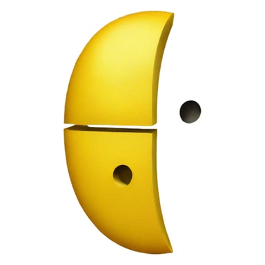 Pacman made only with text sticker