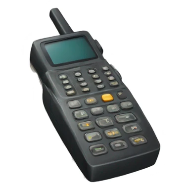 old school walkie talkie sticker