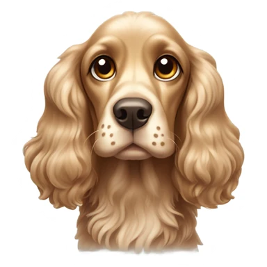 Cocker spaniel dog sticker