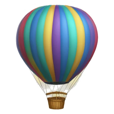 hot-air balloon sticker