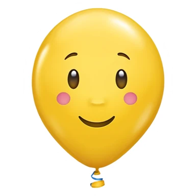 yellow balloon sticker