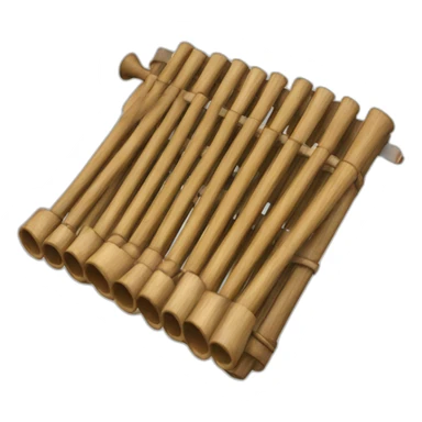 panpipe with 22 tubs like a real one. To be realistic and with high resolution sticker