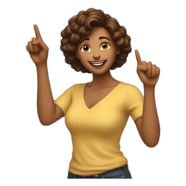 Woman Pointing at Cat Meme sticker