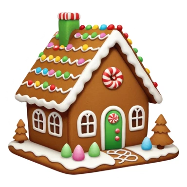 Gingerbread house sticker