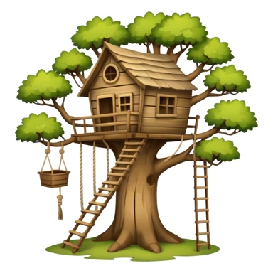 old tree house sticker