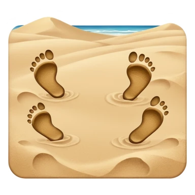 footsteps sticker
