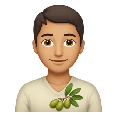 EliNi göğsine koyup rahatlayan huzurlu sticker