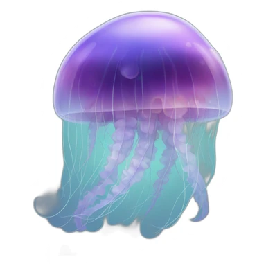 realistic jellyfish sticker