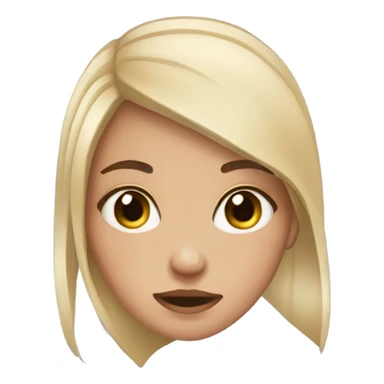 Girls with acne sticker