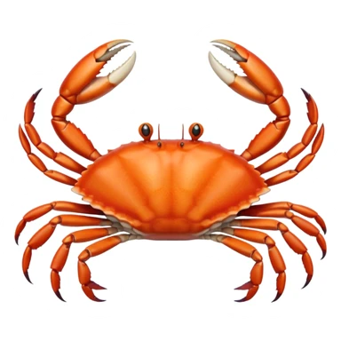 White crab sticker