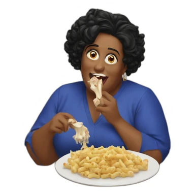 Alison Hammond eating bones sticker