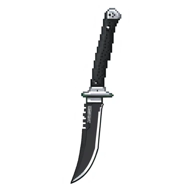 Cold Steel Espada knife with black handle sticker