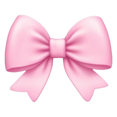Baby pink bow sticker