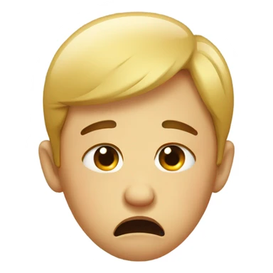 crying and sweating sticker