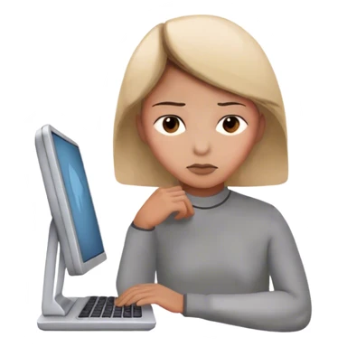 emoji expressing do it by your own sticker