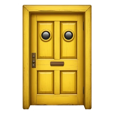Yellow Door  sticker