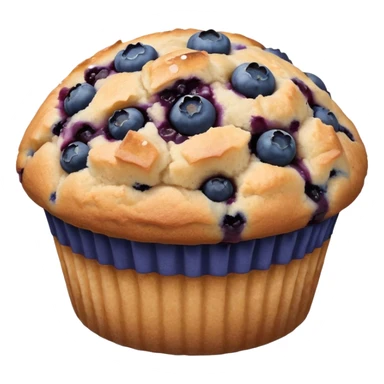 A McDonald's blueberry muffin sticker